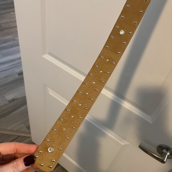 Maje Studded Suede Leather Belt (Women's S) - Picture 5 of 7